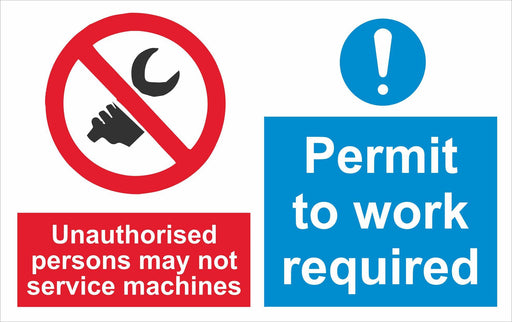 Unauthorised persons may not service machines