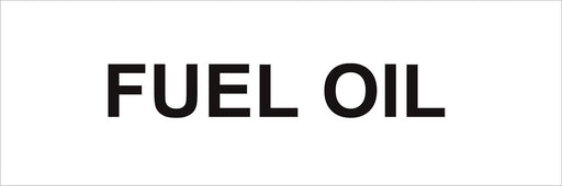 Pipeline Marking Label - FUEL OIL
