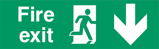 Fire Exit - Running Man Right - Down Arrow