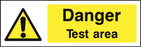 Danger Test area
