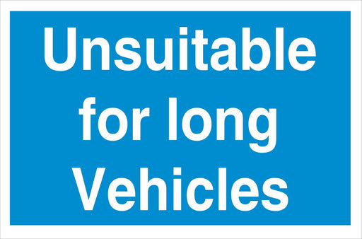 Unsuitable for long vehicles