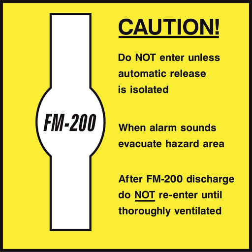 CAUTION! FM-200