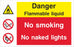 Danger Flammable liquid