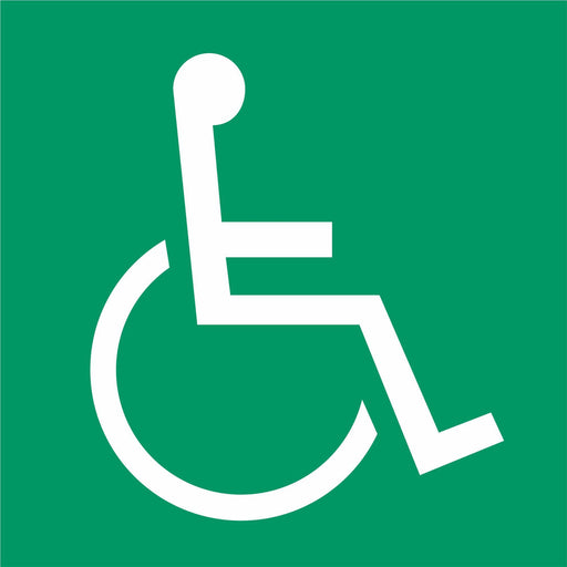 Disabled refuge point symbol