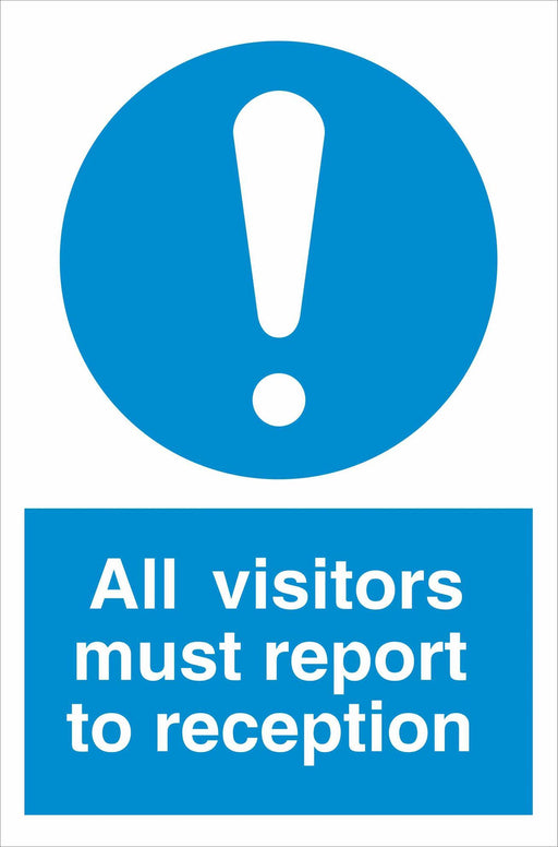 All visitors must report to reception