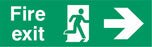 Fire Exit - Running Man Right - Right Arrow