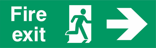 Fire Exit - Running Man Right - Right Arrow