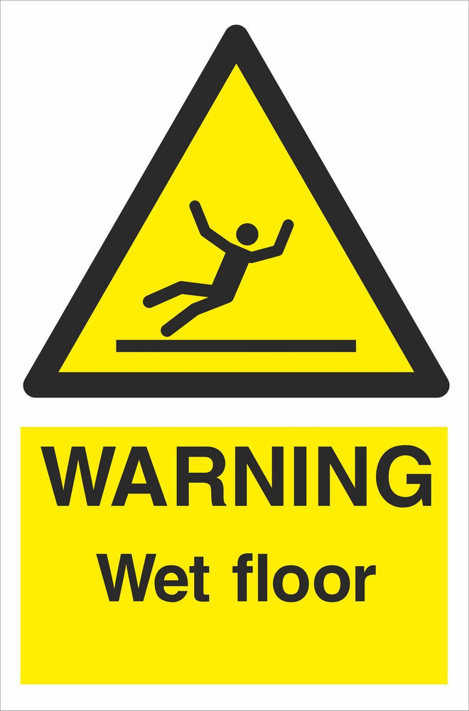 WARNING Wet floor