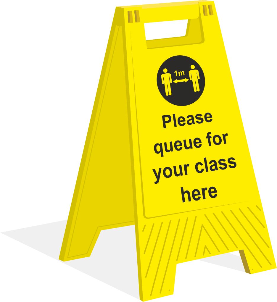 PLEASE QUEUE FOR YOUR CLASS HERE - COVID 19 1M OR 2M SOCIAL DISTANCING ...