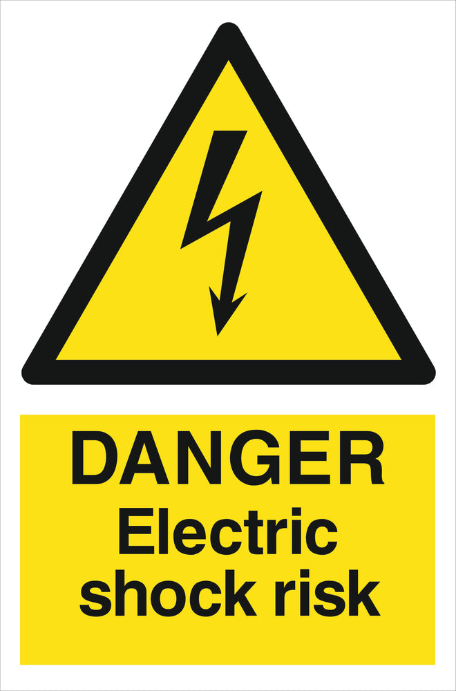 DANGER Electric shock risk