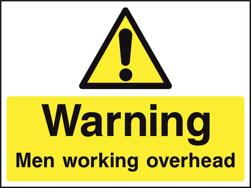 Warning Men working overhead