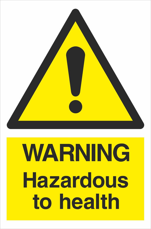 WARNING Hazardous to health