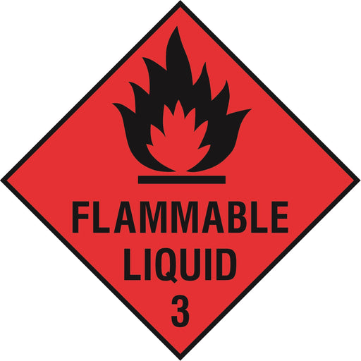Hazardous Diamond - FLAMMABLE LIQUID 3