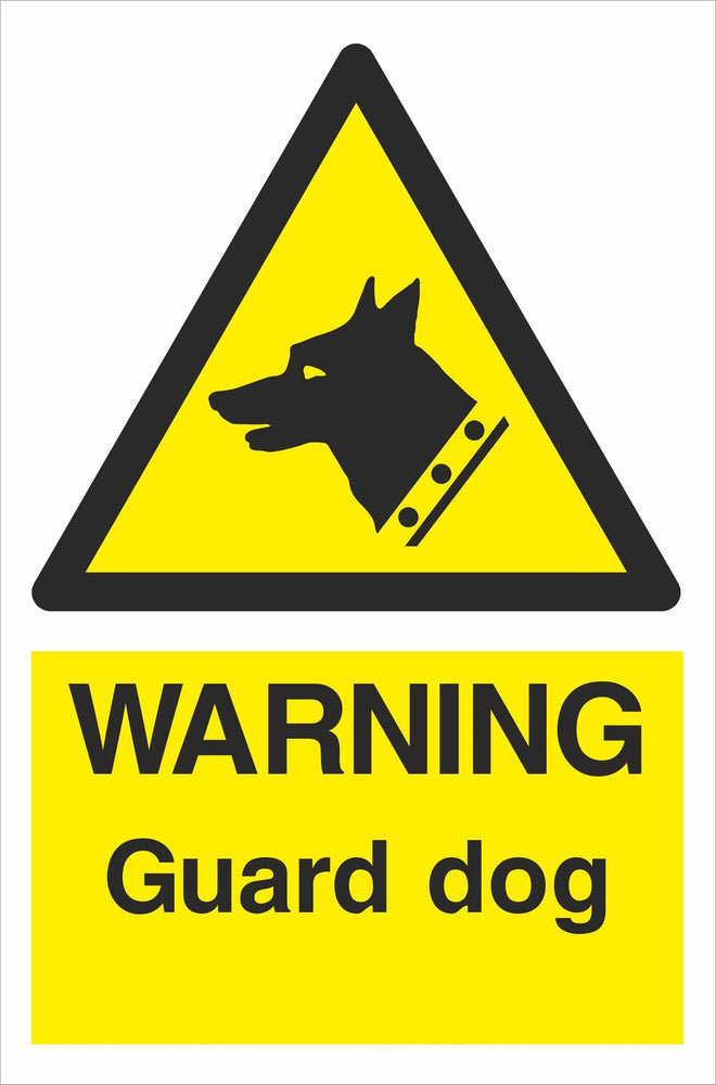WARNING Guard dog