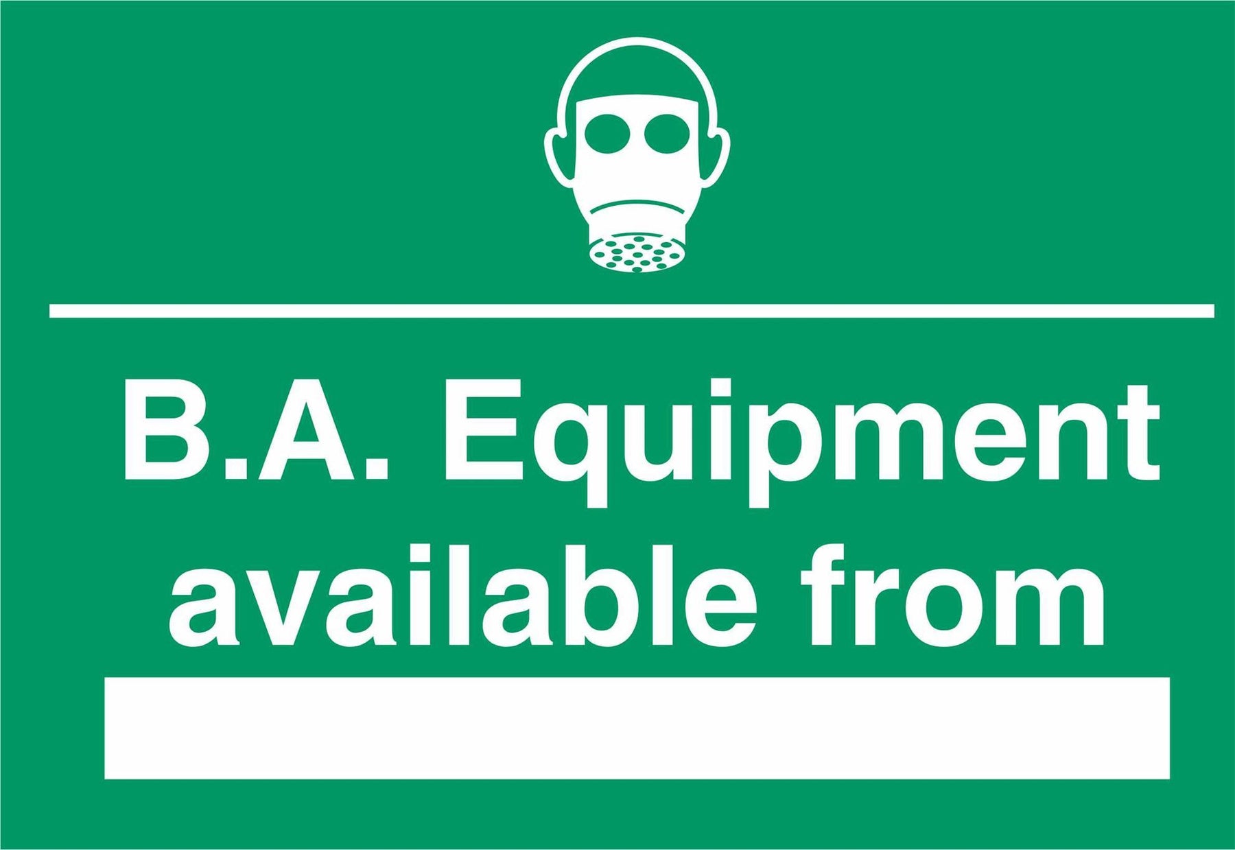 B.A. Equipment available from