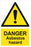 DANGER Asbestos hazard