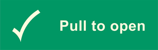 Pull to open