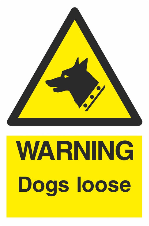 WARNING Dogs loose