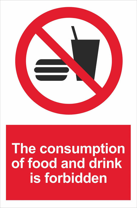 The consumption of food and drink is forbidden