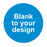 BLANK - TO YOUR DESIGN - SELF ADHESIVE STICKER