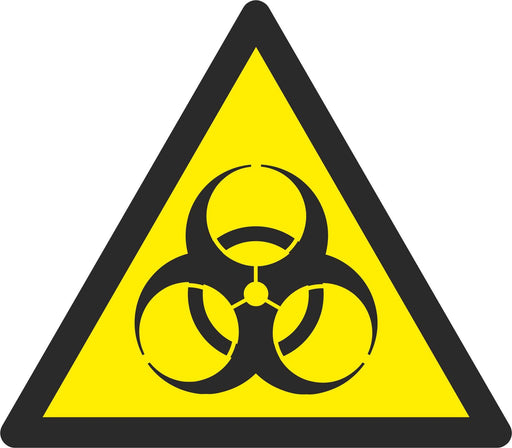 Warning Biological hazard - Symbol sticker sheet