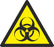 Warning Biological hazard - Symbol sticker sheet