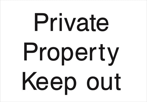 Private Property Keep out