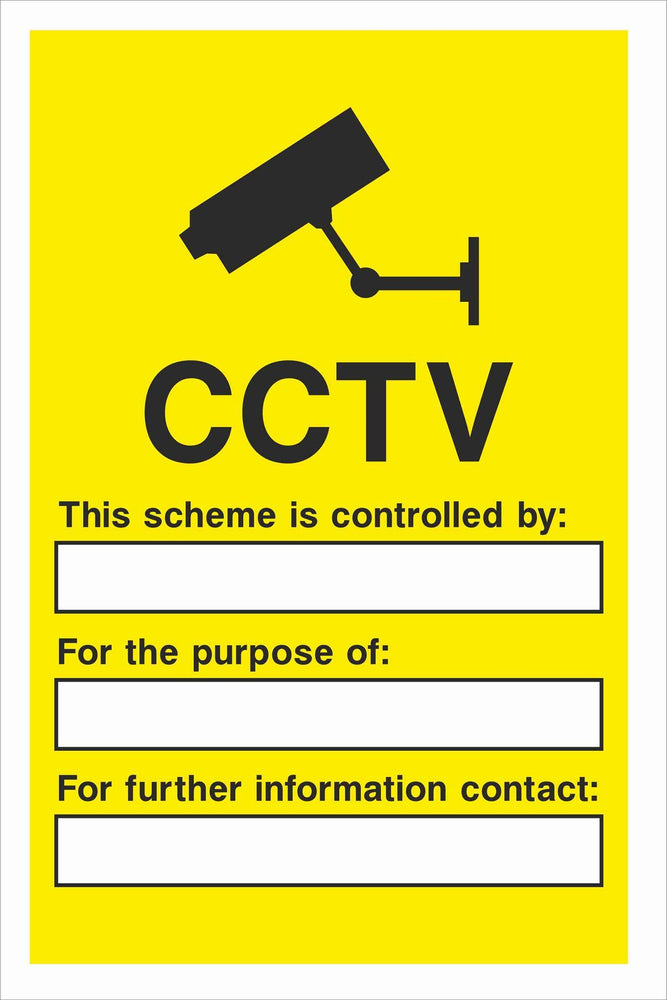 Security - CCTV  Sign