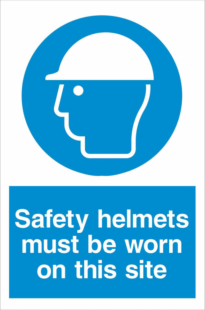 Safety helmets must be worn on this site
