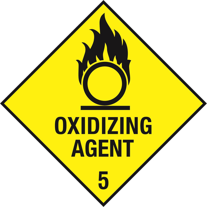 Hazardous Diamond - OXIDIZING AGENT 5