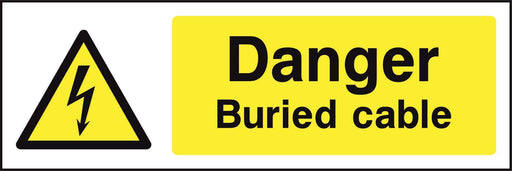 Danger Buried cable