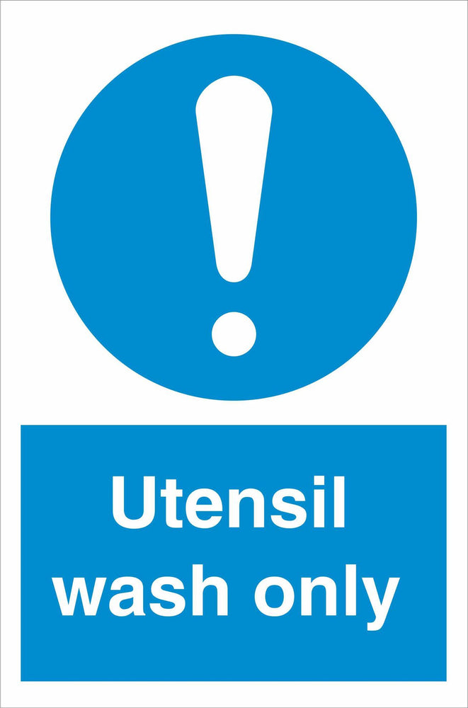 Utensil wash only