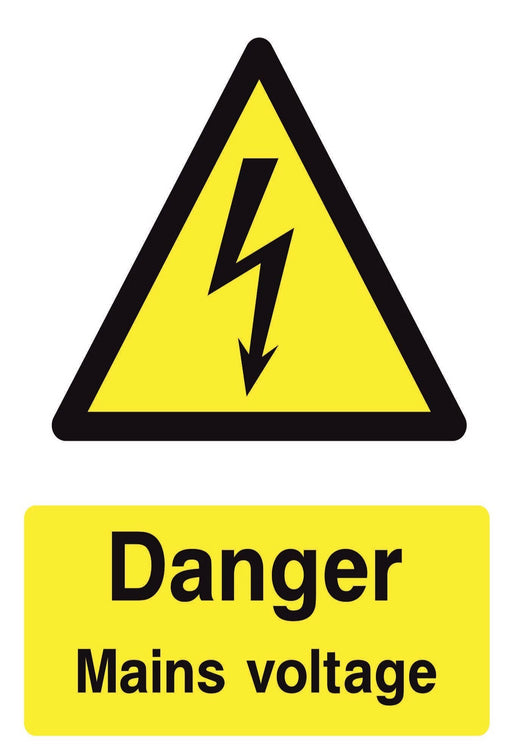 DANGER Mains voltage