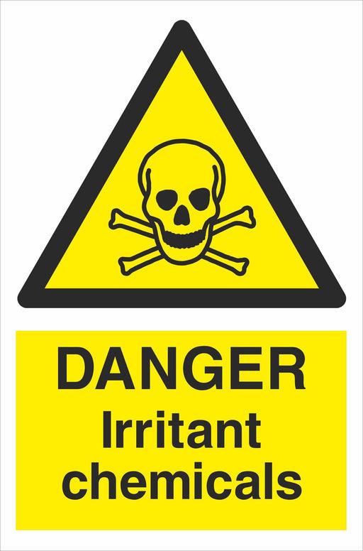 DANGER Irritant chemicals