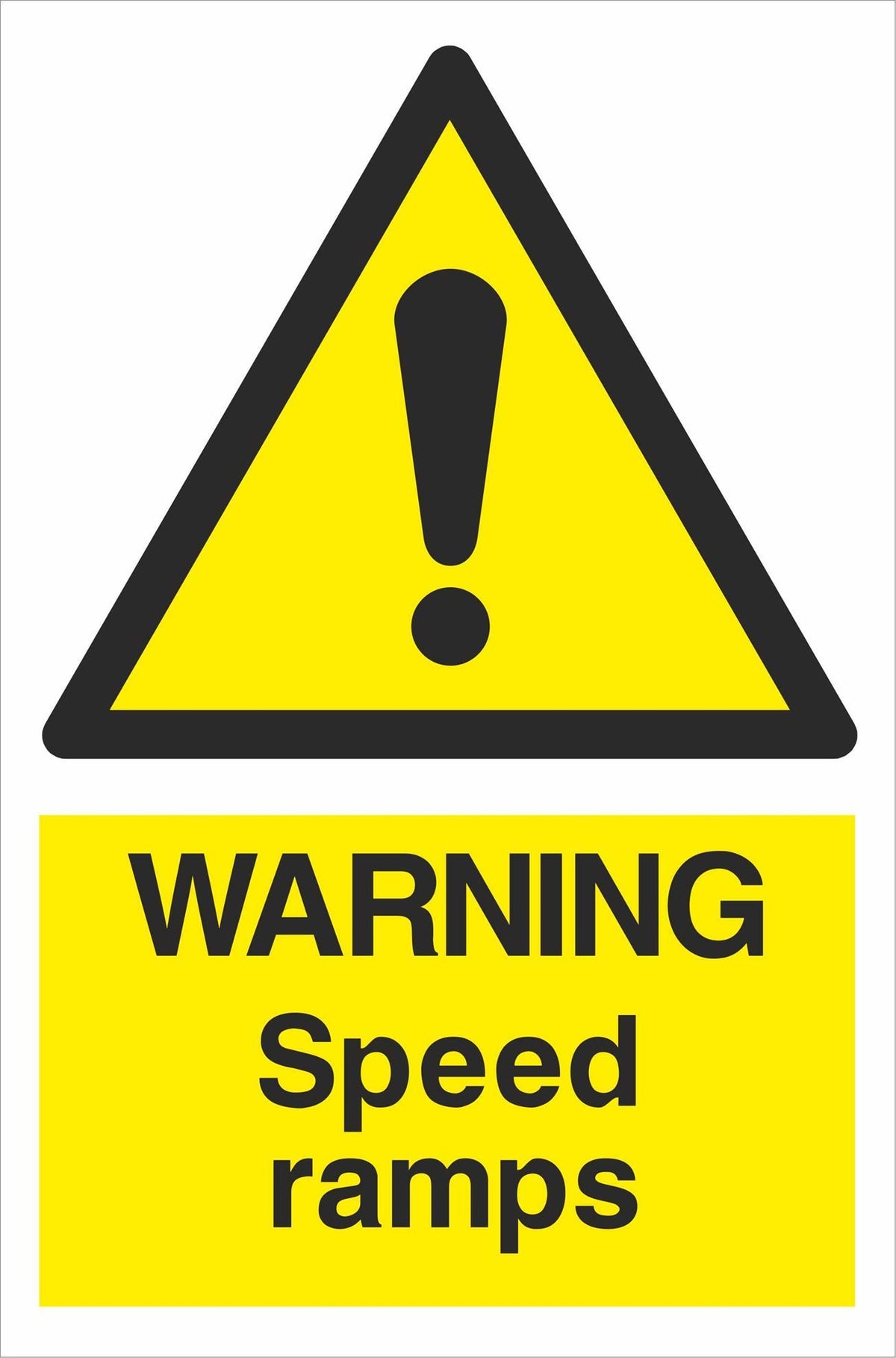 WARNING Speed ramps — Sign Services UK