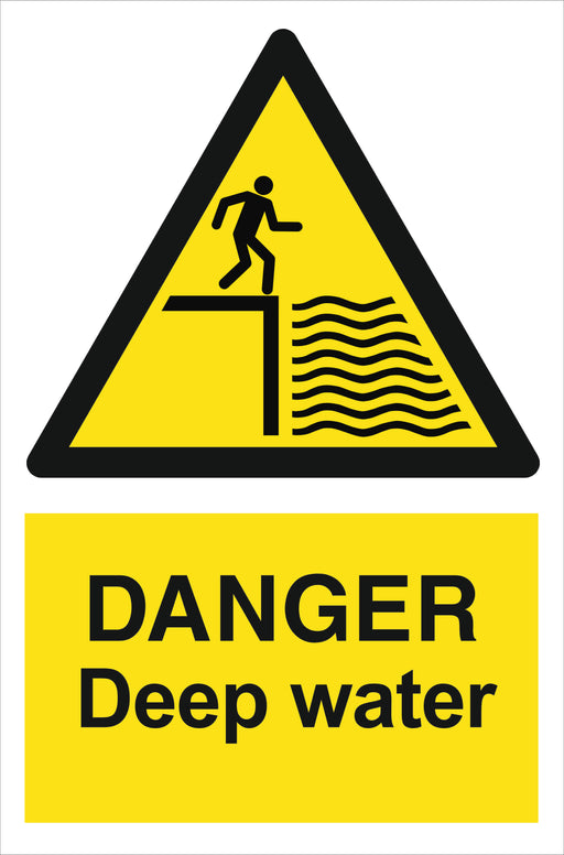 DANGER Deep water