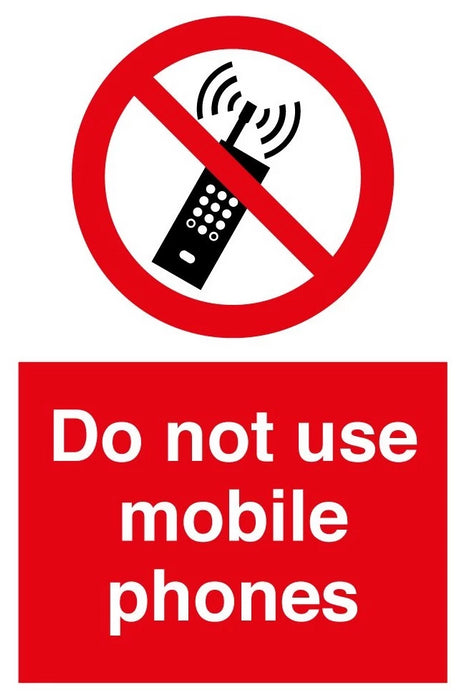 Do not use mobile phones