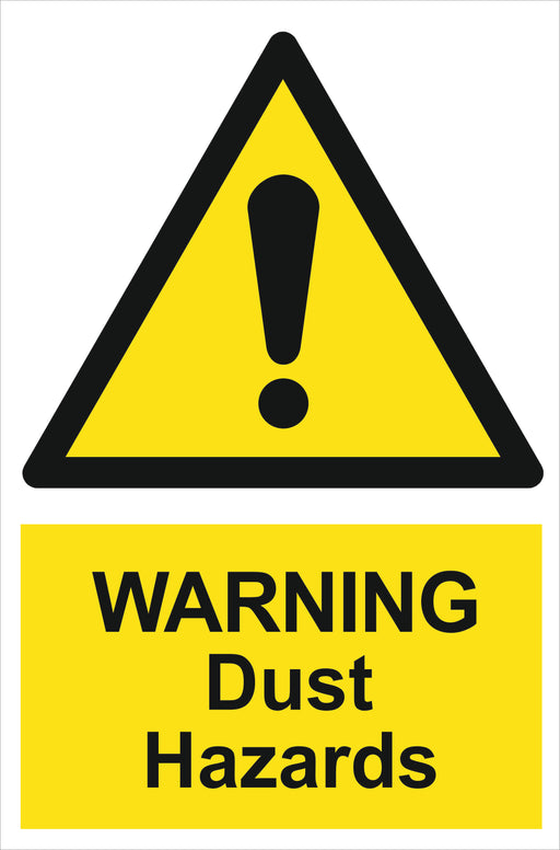 WARNING Dust Hazards