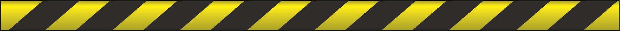 Barrier Tapes Non-adhesive - Yellow & Black