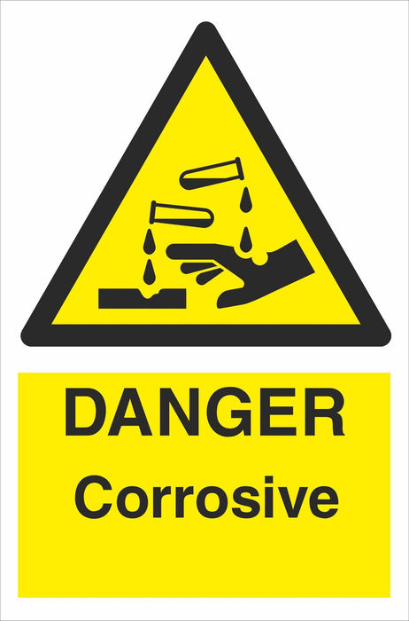 DANGER Corrosive