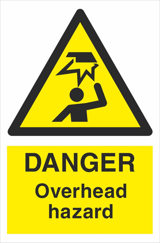 DANGER Overhead hazard