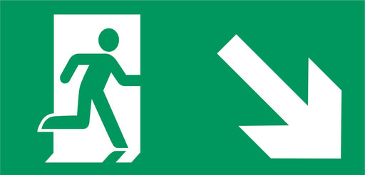Emergency Escape - Running Man Right - Down Right Arrow