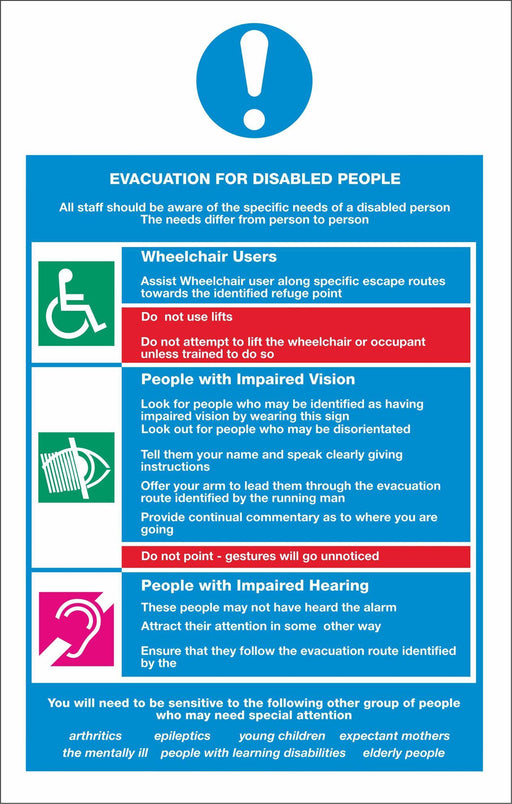 EVACUATION FOR DISABLED PEOPLE
