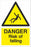 DANGER Risk of falling