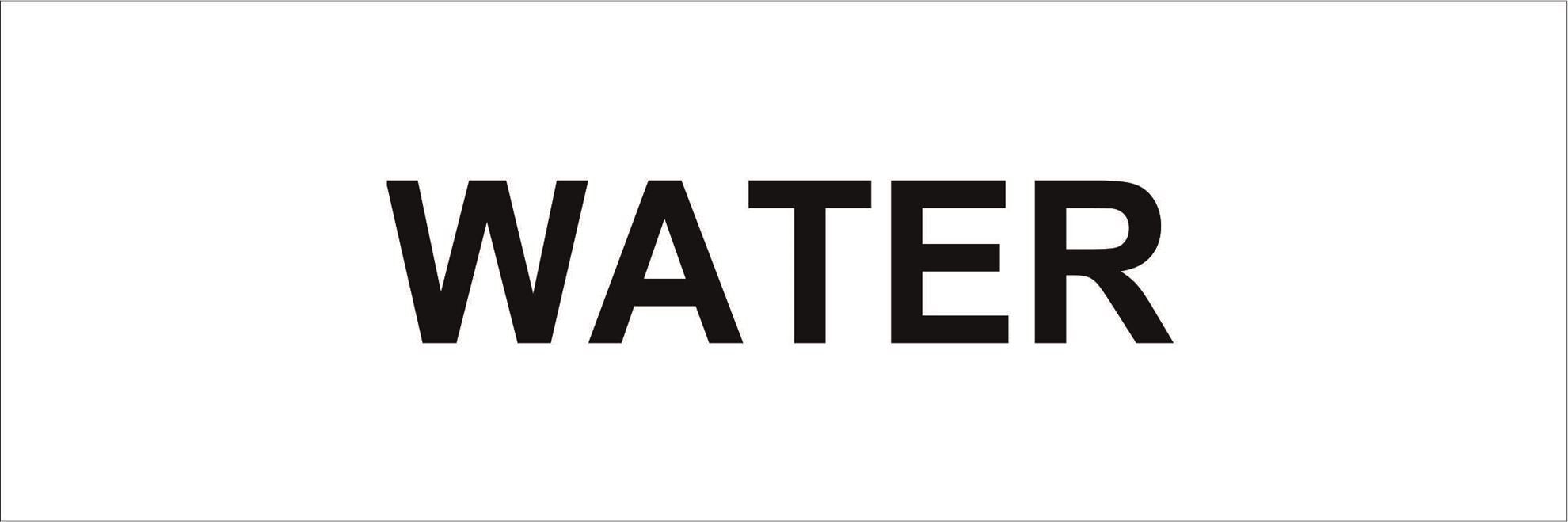 Pipeline Marking Label - WATER