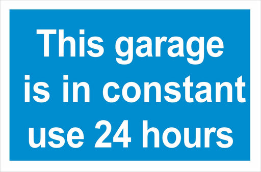 This garage is in constant use 24 hours