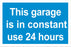 This garage is in constant use 24 hours