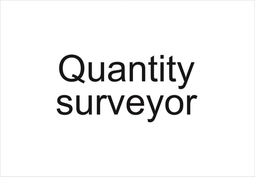 Quantity surveyor