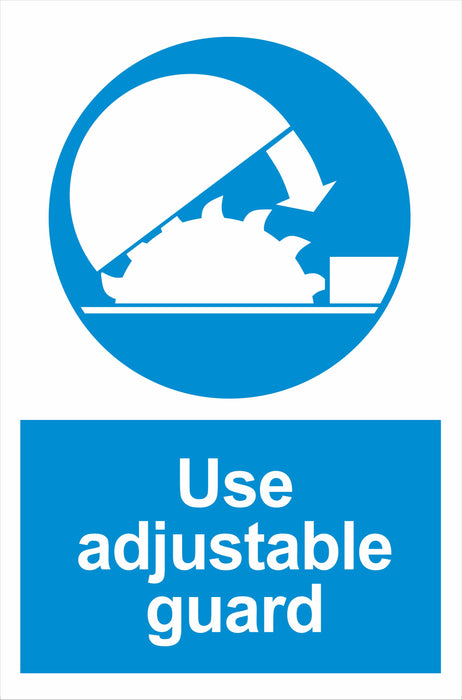 Use adjustable guard