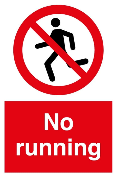 No running